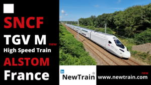 France (Groupe SNCF – TGV M Alstom ) : Test Nouveau Train à Grande Vitesse TGV M