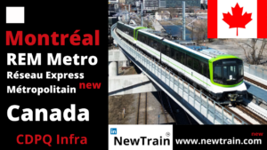 Canada (Montreal REM Metro - CDPQ Infra): New Metro Line - Alstom